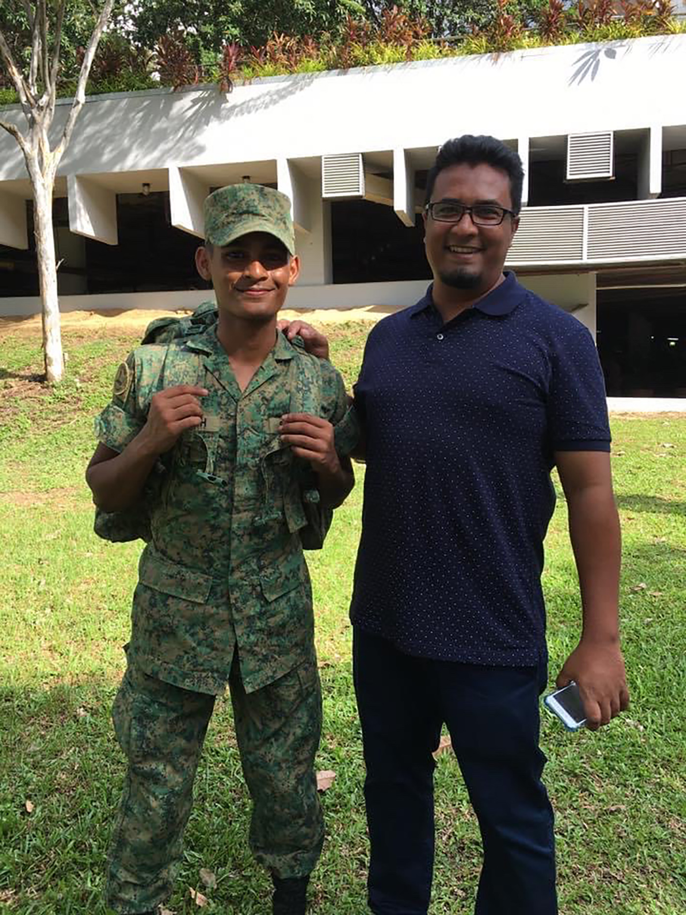 My Dad, Coach Akbar Nawaz. My Boy, Saifullah Akbar.