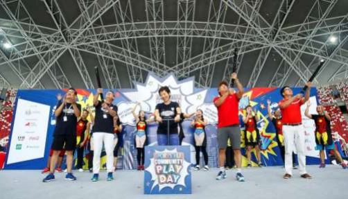 MORE THAN 18,000 EXPERIENCED AN ADVENTURE-PACKED DAY AT THE SPORTS HUB COMMUNITY PLAY DAY