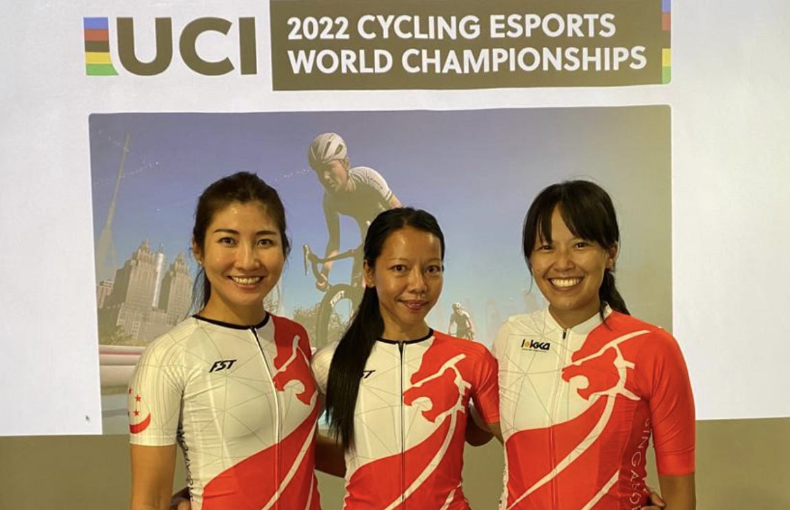 Singaporeans Competing In The 2022 Uci Cycling Esports World Championships 