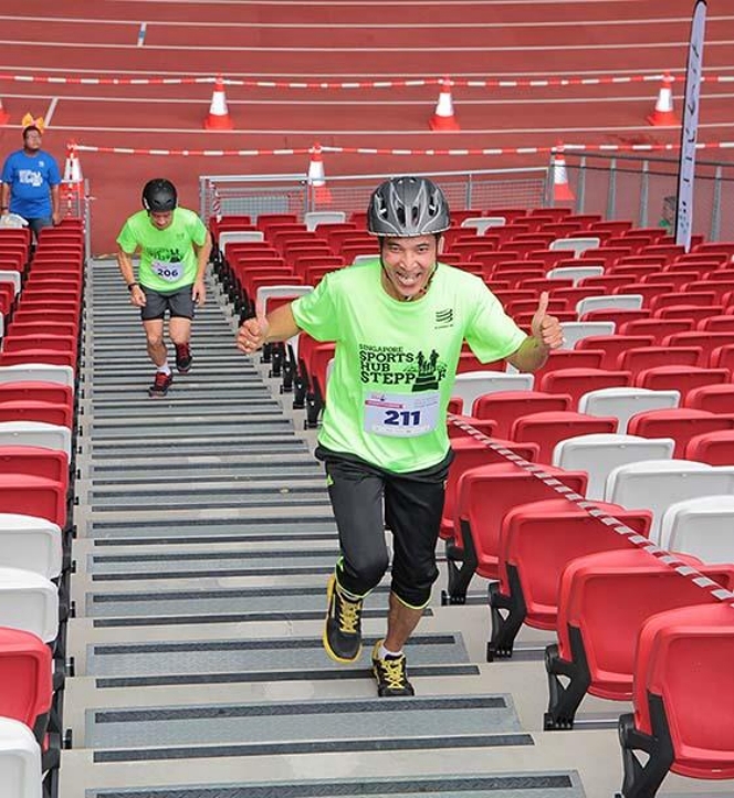 STEPPING UP AT THE NATIONAL STADIUM