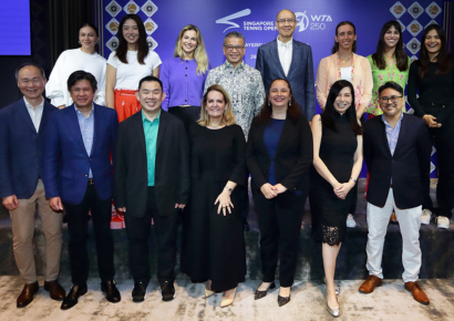 WTA Stars Dazzle at Inaugural Singapore Tennis Open Players’ Welcome Party