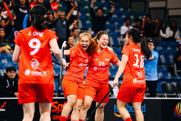 The world’s best step into the rink at the 2023 Women’s Floorball Championships held at the Singapore Sports Hub