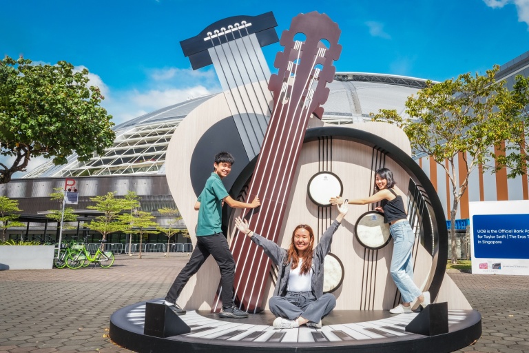 SINGAPORE SPORTS HUB TRANSFORMS BLANK SPACES FOR THE COMMUNITY TO SHAKE IT OFF IN STYLE